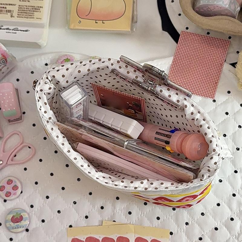 귀여운 패션 패치워크 딸기 핸드백, 여성용 독특한 케이 - Luxury Bags Cute 리뷰 및 가격