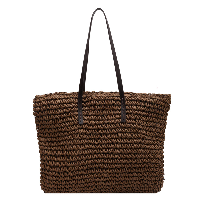 짚으로 엮은 토트백, 캐주얼한 스타일, 넉넉한 수납 공 - Luxury Bags Tote 리뷰 및 가격